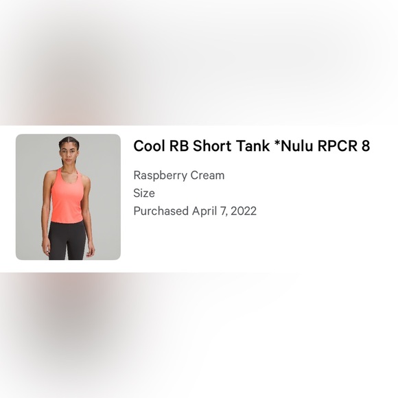 Lululemon Razorback Tank - Picture 3 of 3